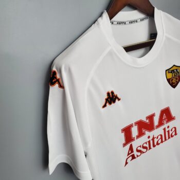 【新品未使用】【ローマで 購入】2000-2001年 AS Roma アウェイ 2000-01 Roma Third Shirt - 7/10 - (S)