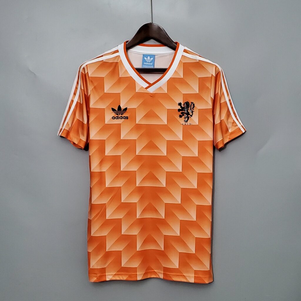Football Holanda Retro 1988 Euro 88 Vintage Dutch Football Shirts