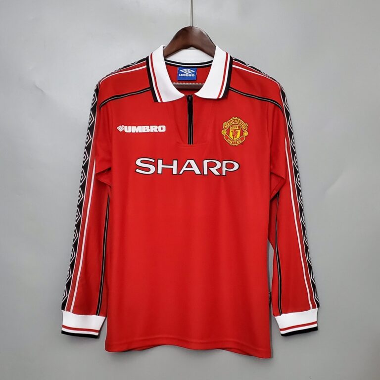 1998-1999 Man United retro kit - Long sleeve