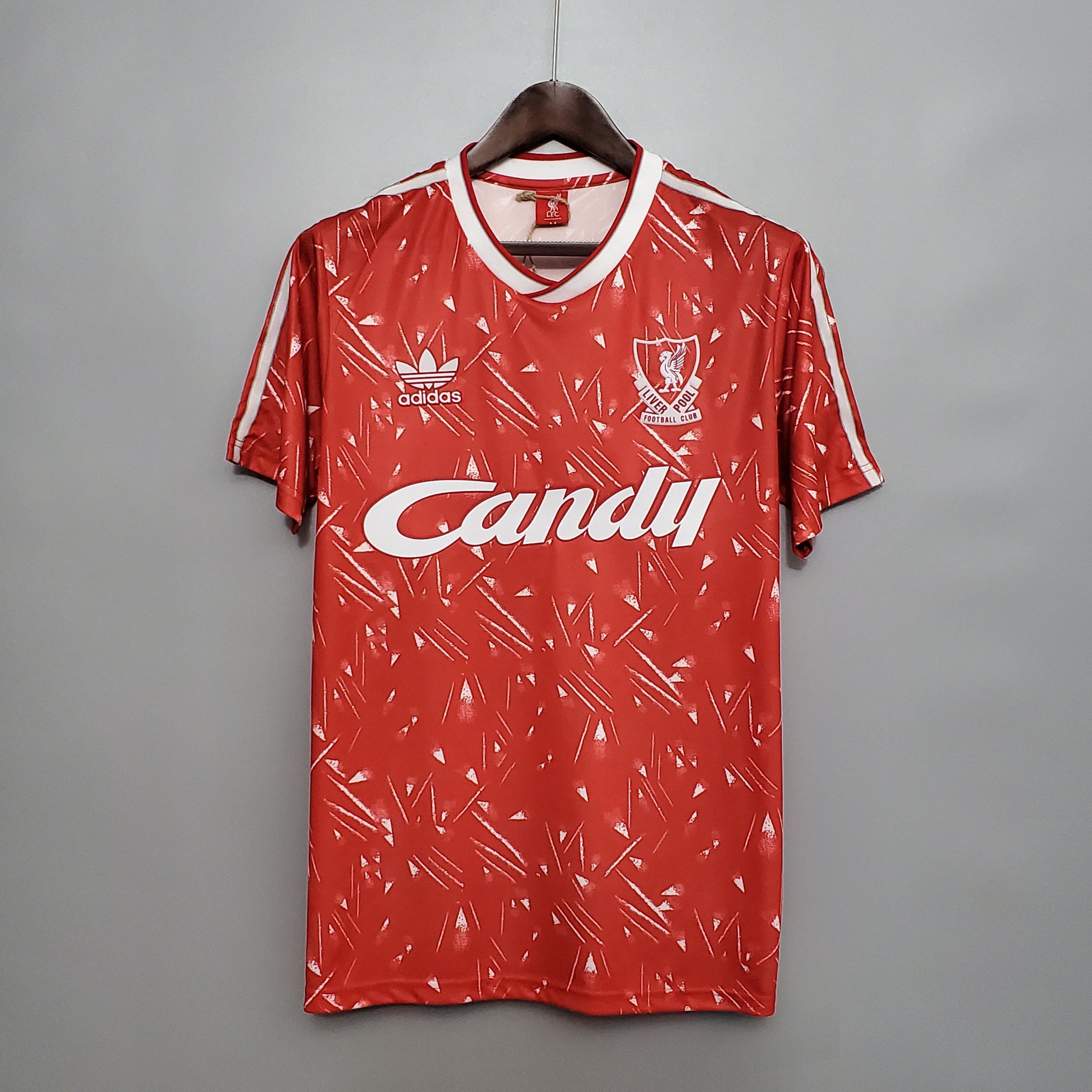 1989 1990 Liverpool Home Retro Kit Classic Support for Fans