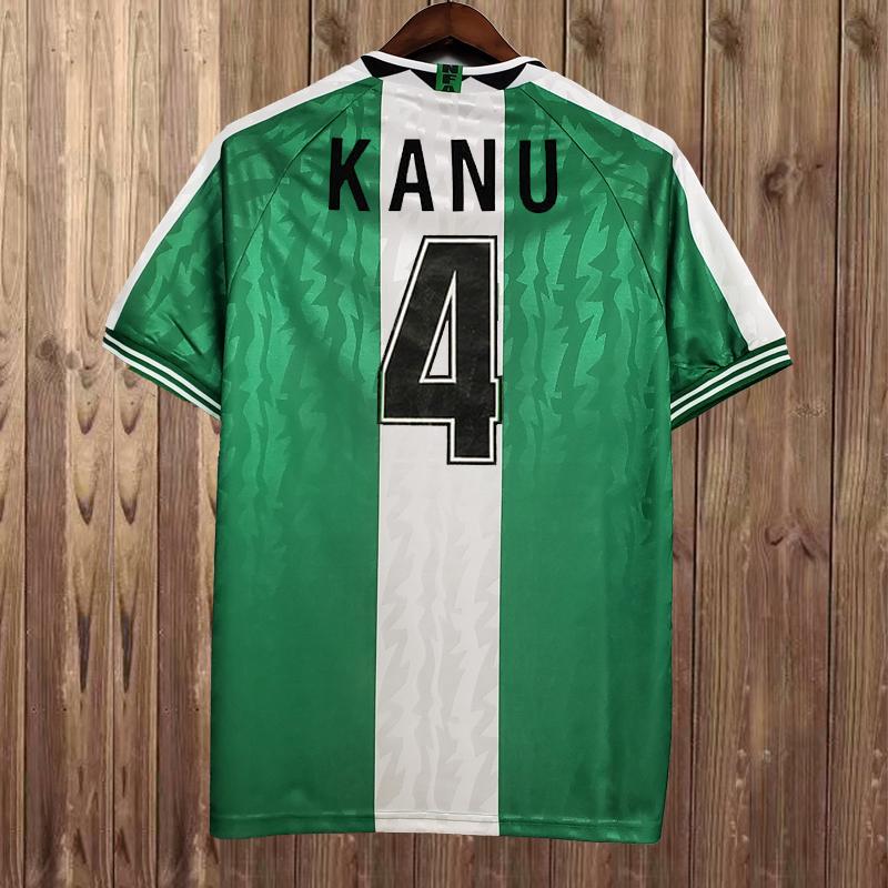 thumbnail interactive-video image 1 of Nigeria 1996 Retro Home Jersey – Tigres UANL Brand, Men's New With Tags 1 of 5