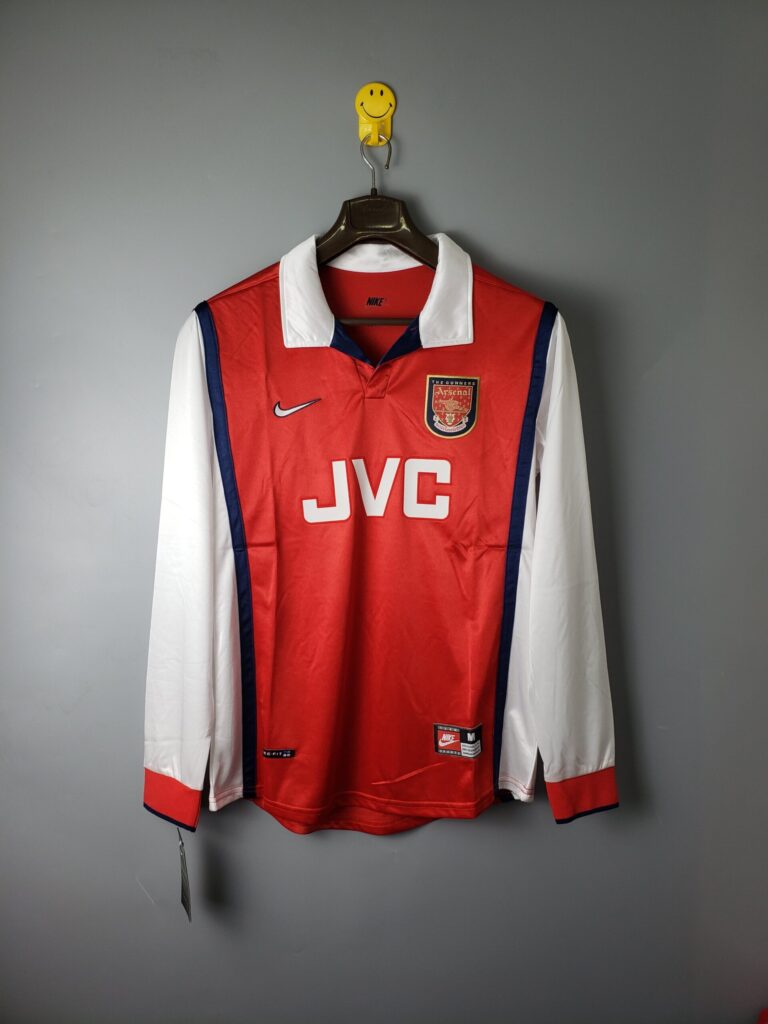 1998 Arsenal Home Retro Kit Long sleeve