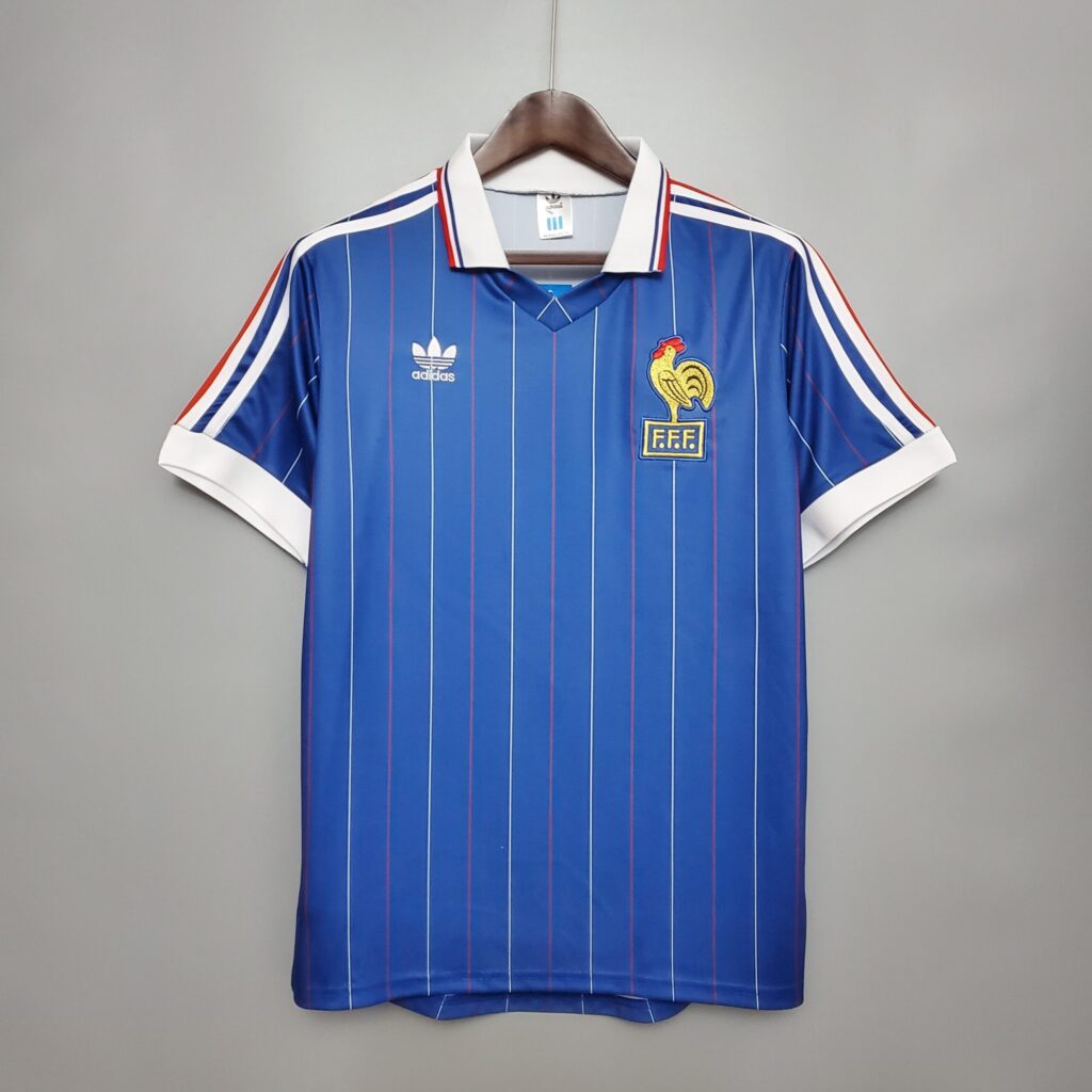 Kits France 1982 Shirt Step Back In Time With The 1982 France Home