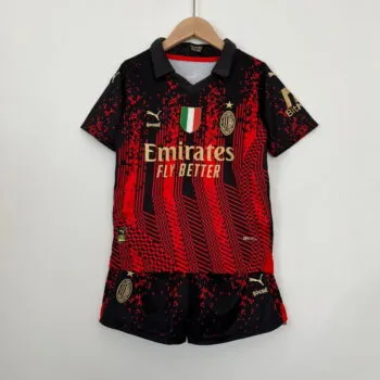 2022-2023 Kids AC Milan Fourth retro kit