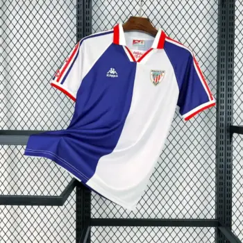 Maillot Athletic Bilbao Vintage 1997-98 Domicile Taille XL - Rétro Football