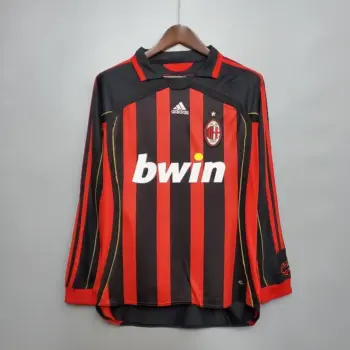 2006-2007 Long Sleeve AC Milan Jersey retro kit