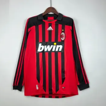 2007-2008 Long Sleeve AC Milan Jersey retro kit
