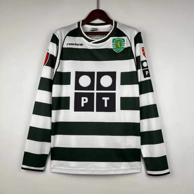 2001-2003 Sporting Lisbon Long Sleeve Jersey retro kit