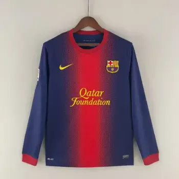 2012-2013 Long Sleeve Barcelona Jersey retro kit