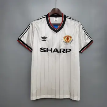 1983 Manchester United Jersey retro kit Vintage Football Shop